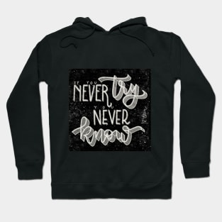 If you never try you never know Hoodie